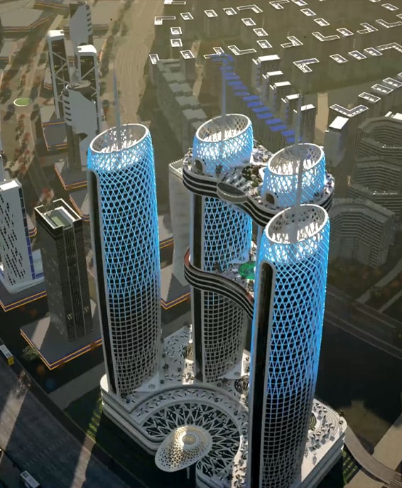 نايل بيزنس سيتي العاصمة الادارية
